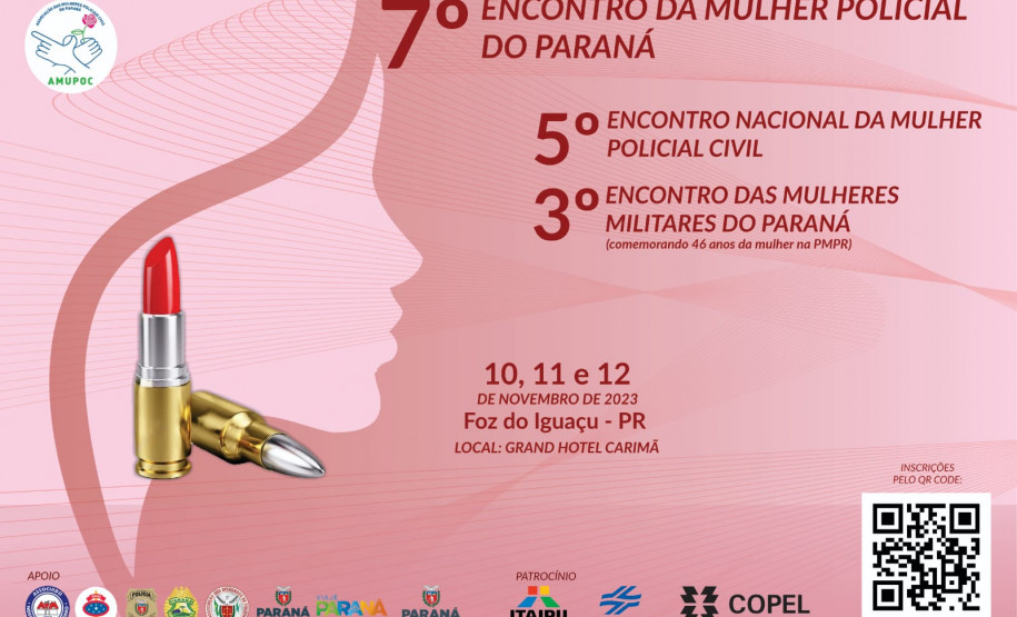 Mulheres policiais podem participar do 7° Encontro da Mulher Policial do Paraná