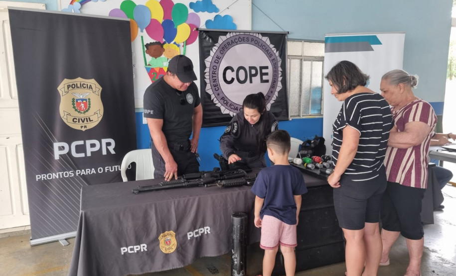 PCPR na Comunidade leva serviços de polícia judiciária para mais de 350 pessoas em Rio Branco do Sul