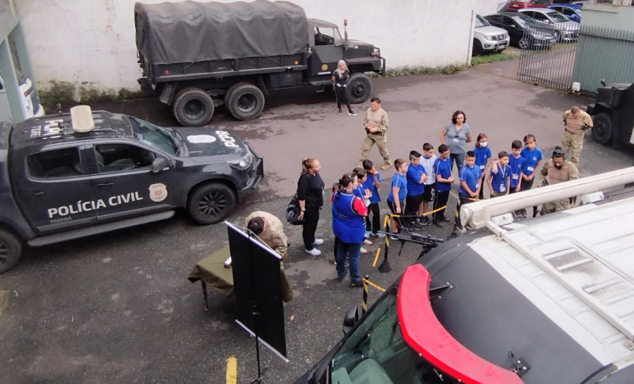 PCPR recebe visita de alunos com deficiência no grupo Tigre