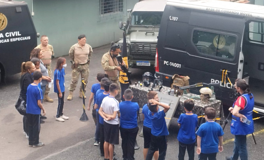 PCPR recebe visita de alunos com deficiência no grupo Tigre