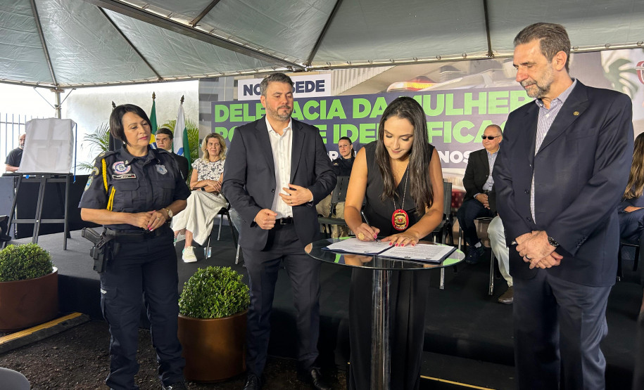 PCPR inaugura nova Delegacia da Mulher e Posto de Identificação em Foz do Iguaçu