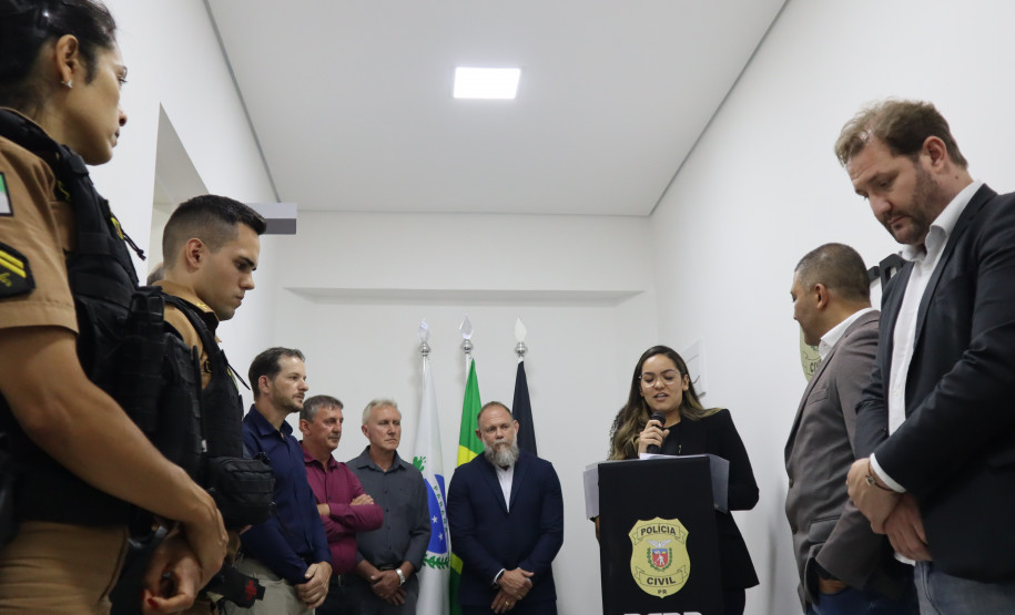 PCPR realiza reparos na estrutura da delegacia em Mallet