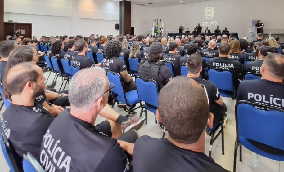 PCPR realiza reunião de abertura com policiais civis que atuarão na Operação Verão