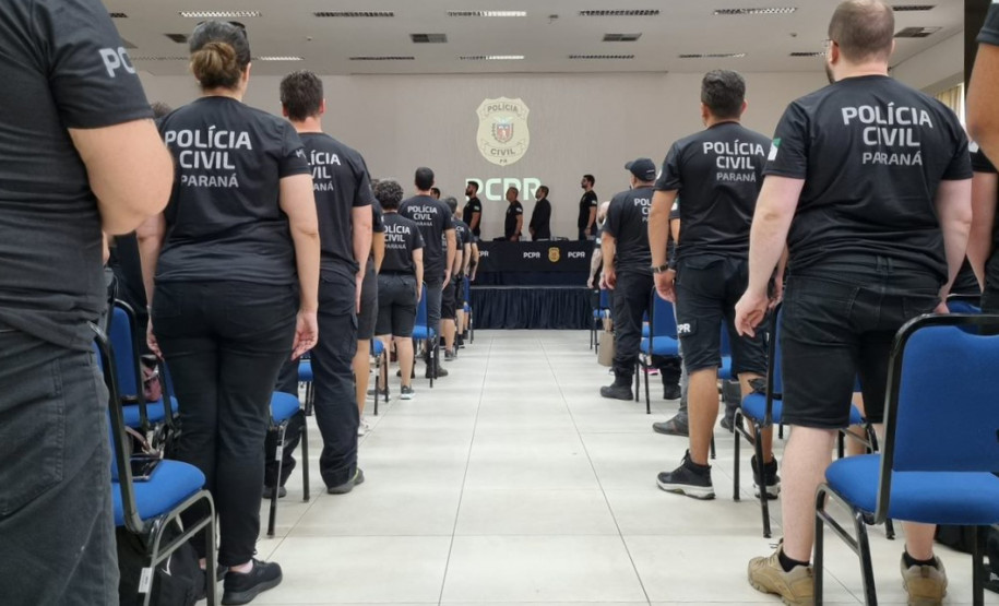 PCPR realiza reunião de abertura com policiais civis que atuarão na Operação Verão
