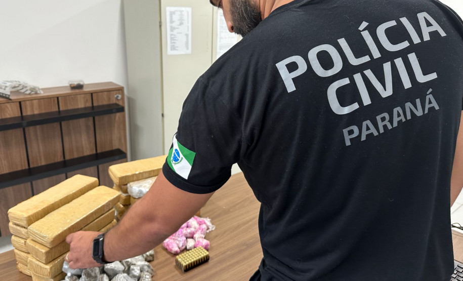 PCPR apreende 13,4 quilos de maconha em Matinhos