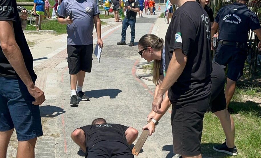 PCPR faz reconstituição de homicídio tentado em Pontal do Paraná