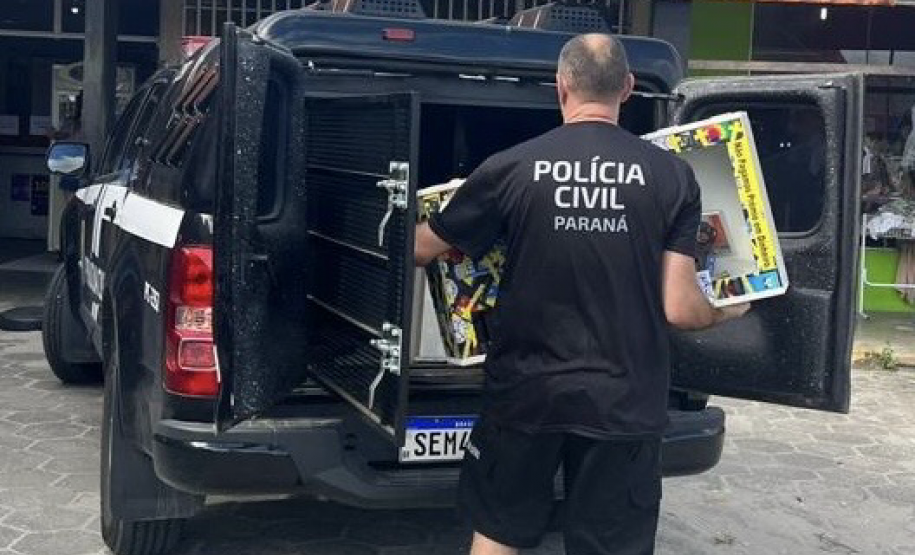 PCPR apreende máquinas caça-níqueis em Pontal do Paraná