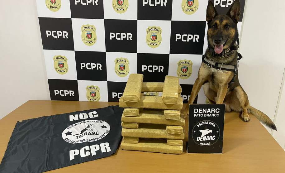 PCPR apreendeu 17,2 quilos de maconha em Vitorino