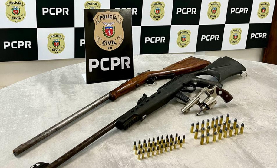 PCPR prende dois homens por posse irregular de arma de fogo em Bom Sucesso do Sul