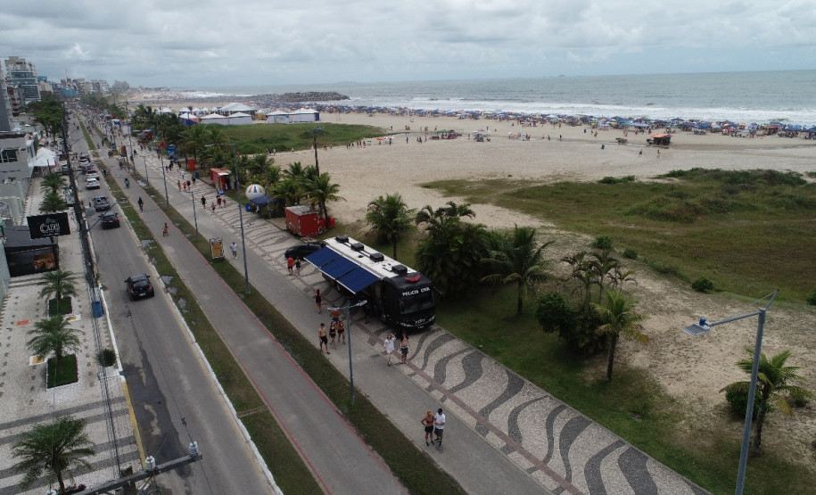 PCPR reforça atuação de polícia judiciária com Delegacia Móvel em shows no Verão Maior Paraná