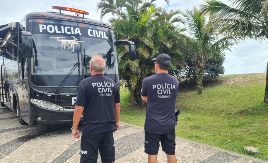 PCPR reforça atuação de polícia judiciária com Delegacia Móvel em shows no Verão Maior Paraná