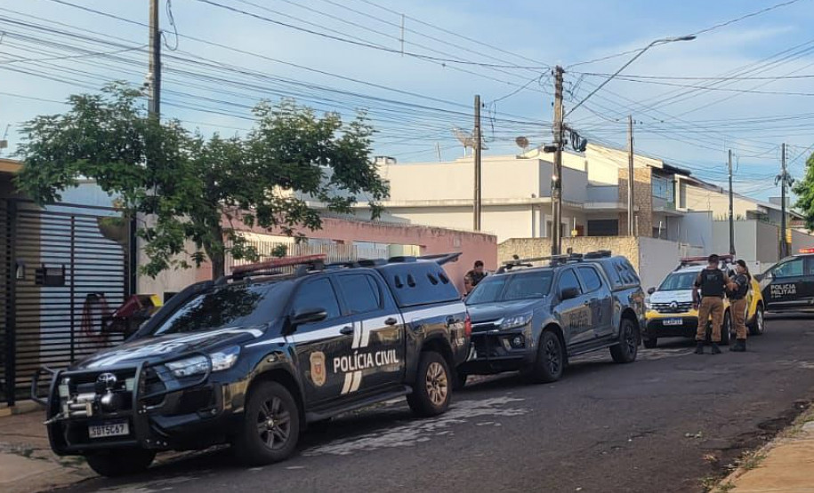PCPR e PMPR prendem cinco pessoas em flagrante e apreende explosivos durante ação deflagrada em Santo Antônio da Platina