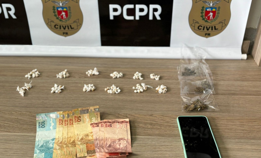 PCPR e PMPR prendem homem por tráfico de drogas e corrupção de menores em Rio Negro