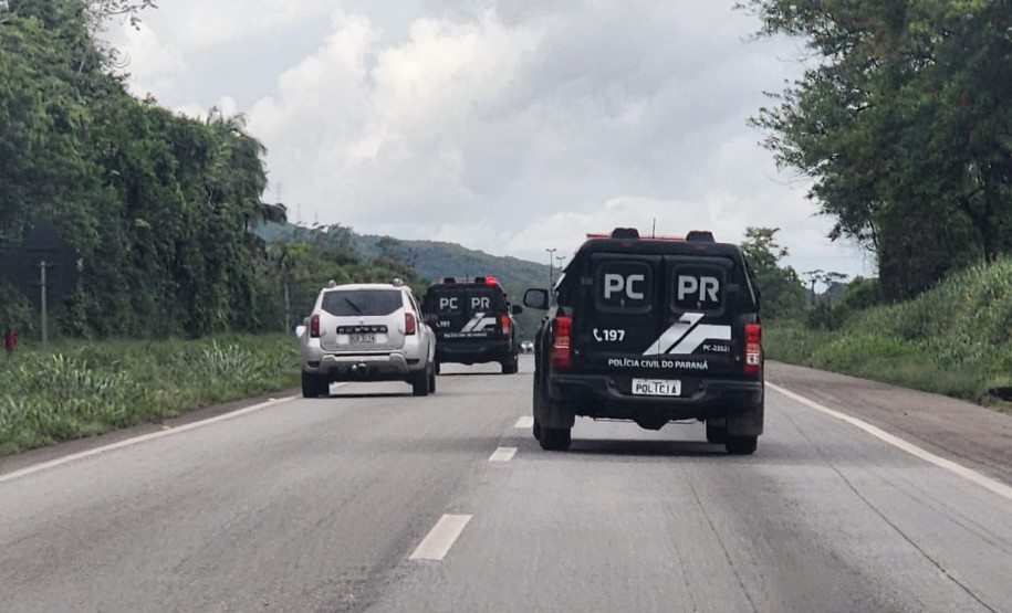 PCPR prende em flagrante sete envolvidos em furto de cargas em Morretes