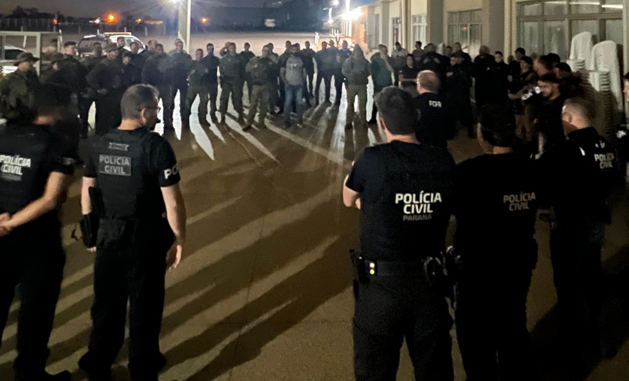 PCPR prende três homens e um adolescente em operação contra o tráfico de drogas em Palotina