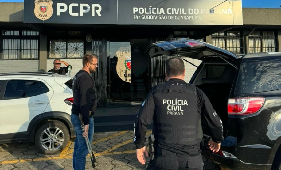 PCPR prende homem por homicídio ocorrido em Guarapuava