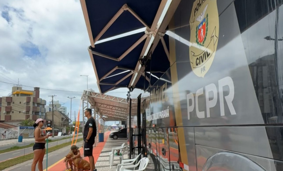 PCPR reforça segurança no litoral com posto avançado durante período de carnaval