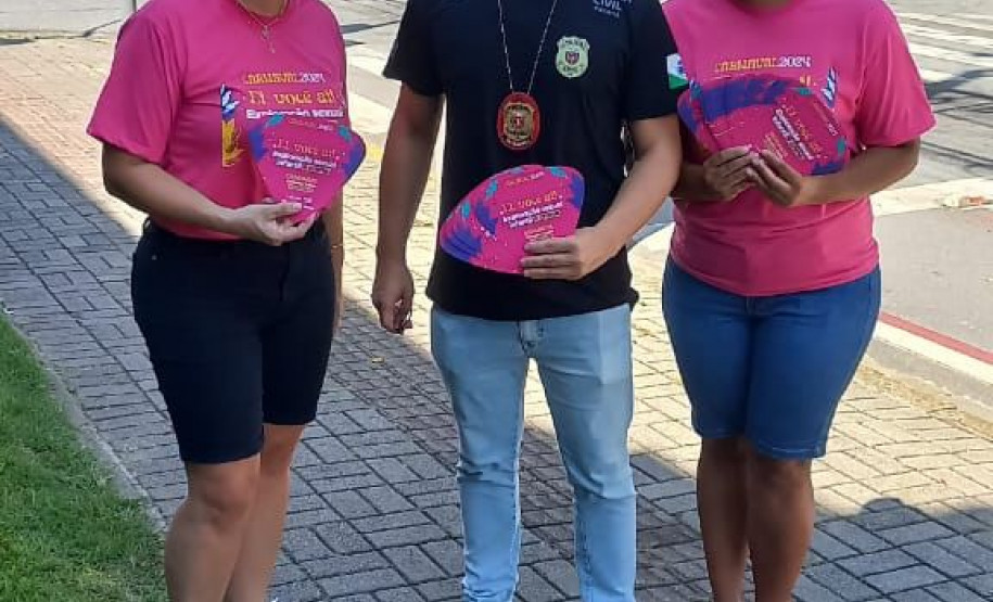 PCPR participa de ação educativa sobre exploração sexual infantil