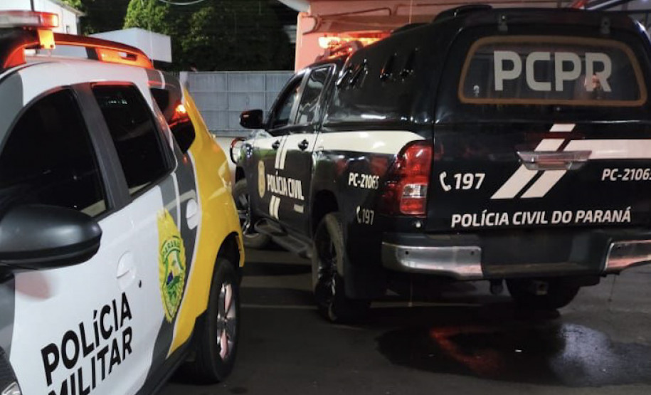 PCPR prende dois homens em flagrante por roubo em Cruzeiro do Oeste