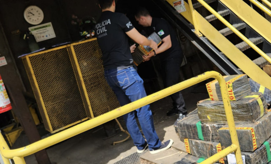 PCPR e PMPR incineram duas toneladas de drogas em Irati