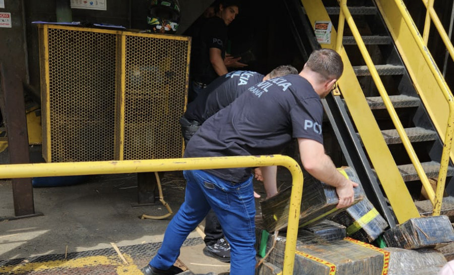 PCPR e PMPR incineram duas toneladas de drogas em Irati