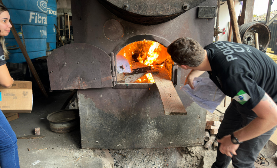 PCPR realiza segunda incineração de drogas apreendidas no Litoral durante o Verão Maior Paraná