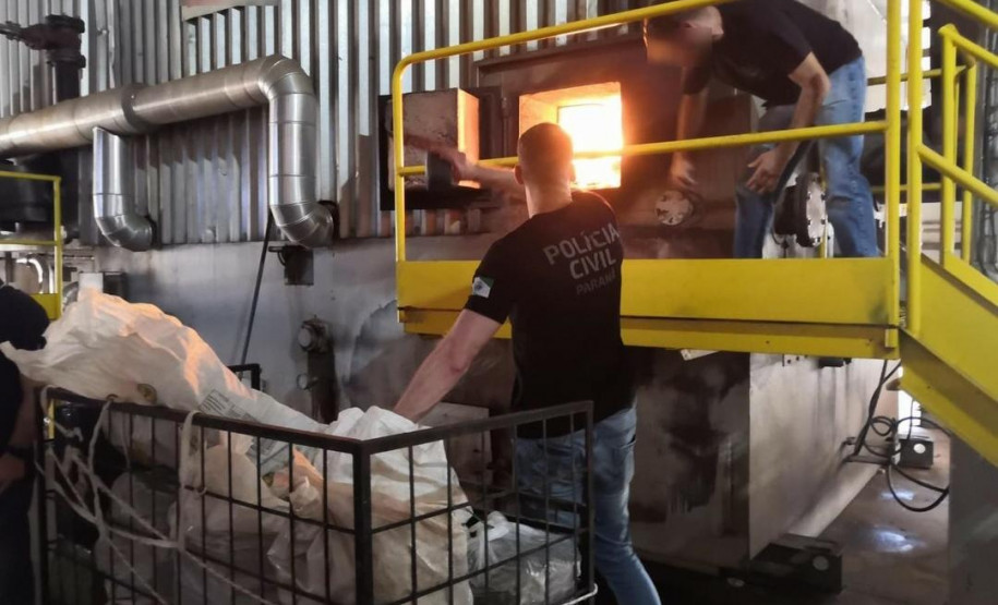 PCPR incinera mais de 600 quilos de drogas em Marechal Cândido Rondon