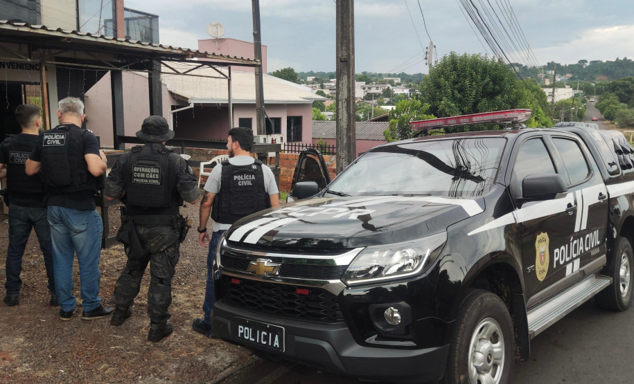 PCPR prende três homens durante operação contra tráfico de drogas em Francisco Beltrão