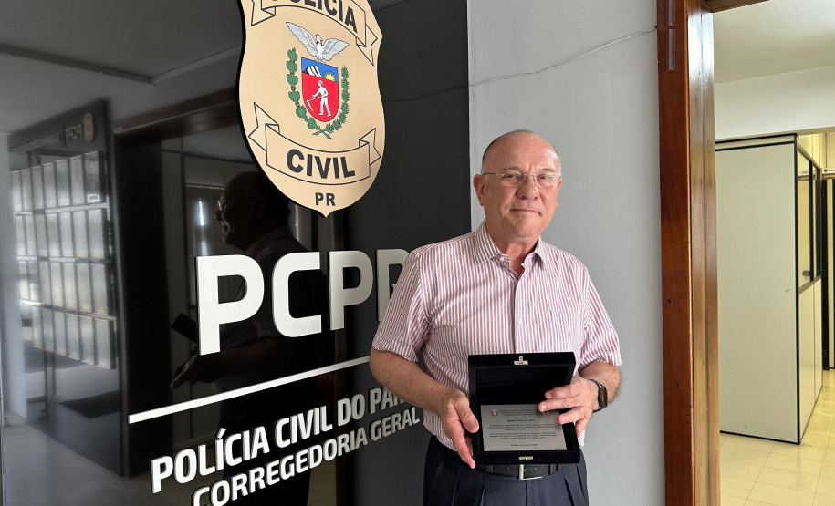 Delegado da PCPR comemora 75 anos de idade e encerra carreira policial de quatro décadas