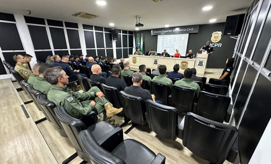 PCPR inicia Curso de Operações Aéreas de Segurança Pública