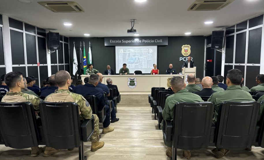 PCPR inicia Curso de Operações Aéreas de Segurança Pública