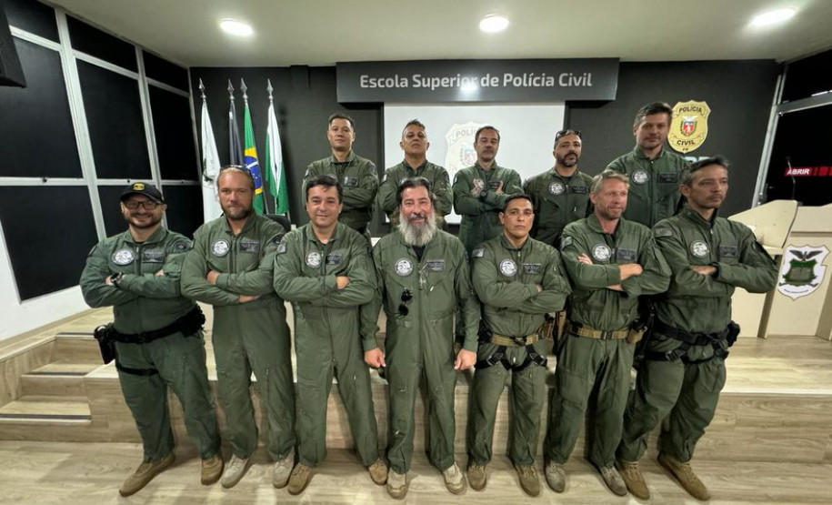 PCPR inicia Curso de Operações Aéreas de Segurança Pública