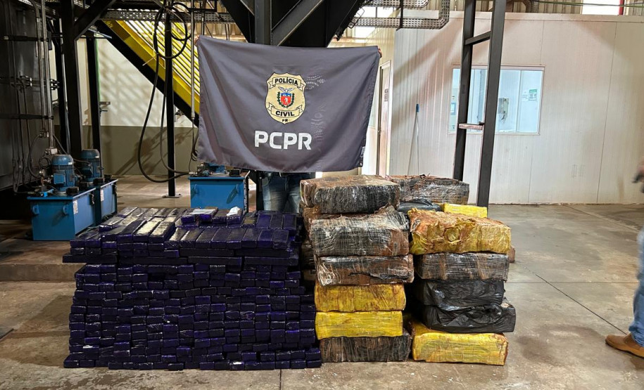 PCPR incinera 1 tonelada de maconha em Cidade Gaúcha