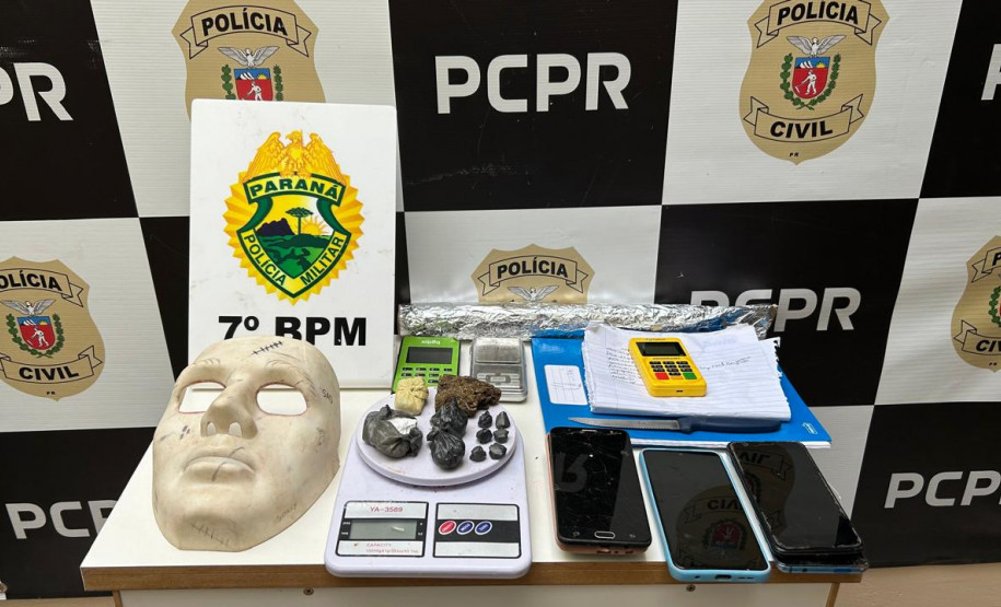 PCPR e PMPR prendem suspeito de tráfico de drogas em Rondon