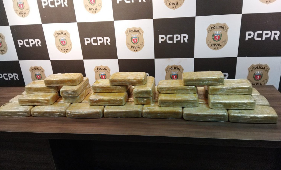 PCPR apreende 41,2 quilos de crack em Ponta Grossa