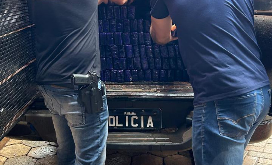 PCPR incinera 1 tonelada de maconha em Cidade Gaúcha