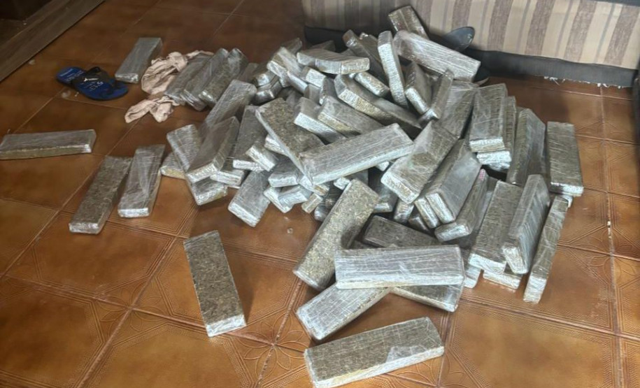 PCPR apreende 190 quilos de maconha em Foz do Iguaçu