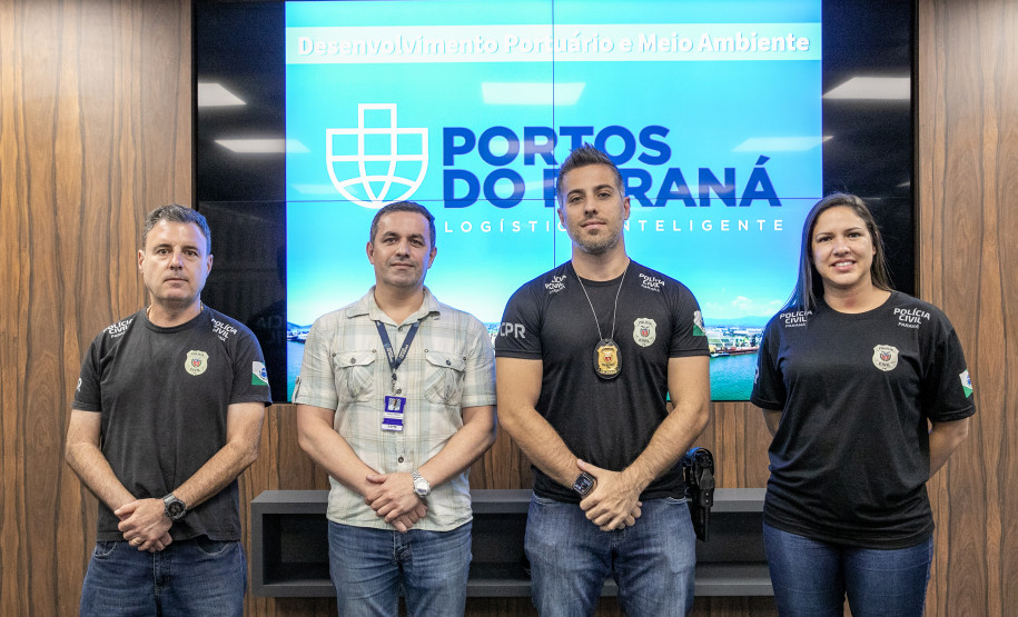 Equipe da DPMA visita Porto de Paranaguá