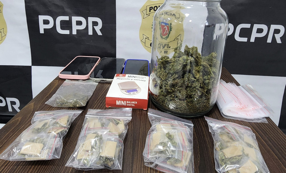 PCPR prende homem por tráfico de drogas em Curitiba