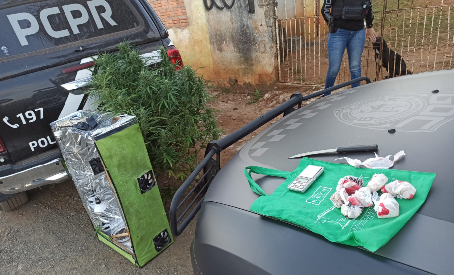 PCPR prende três homens em flagrante por tráfico de drogas em Ponta Grossa