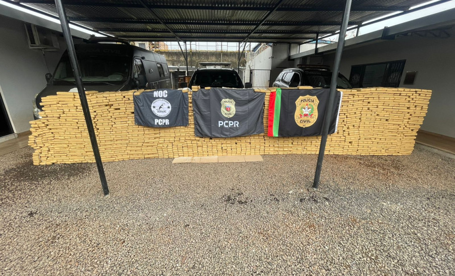 PCPR apreende apreende 1,7 tonelada de maconha em Francisco Beltrão