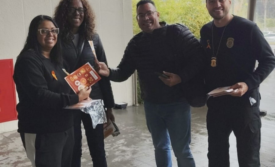 PCPR leva orientações sobre segurança no Maio Amarelo e Maio Laranja para mais de 1,5 mil pessoas em Curitiba