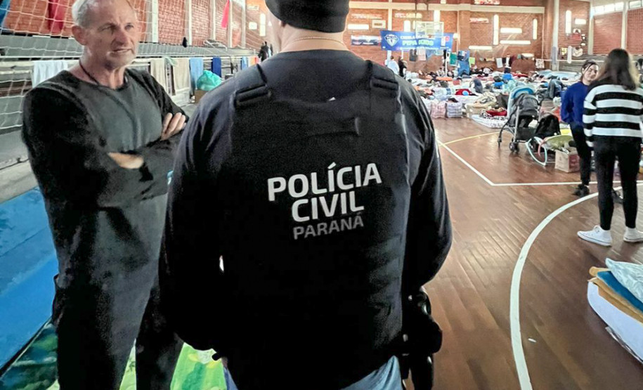 Com 104 agentes e muita tecnologia, forças de segurança do PR seguem apoiando o RS