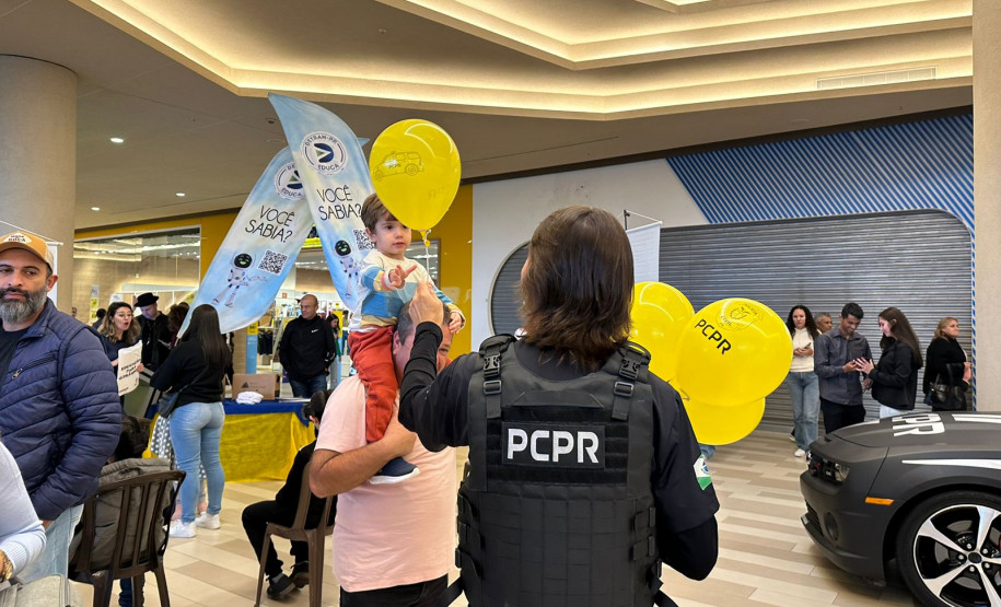 PCPR leva orientações sobre segurança no Maio Amarelo e Maio Laranja para mais de 1,5 mil pessoas em Curitiba