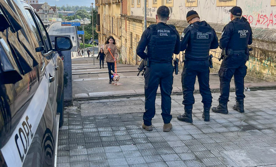 Com 104 agentes e muita tecnologia, forças de segurança do PR seguem apoiando o RS