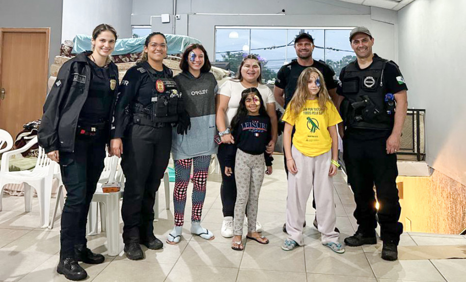 Com 104 agentes e muita tecnologia, forças de segurança do PR seguem apoiando o RS