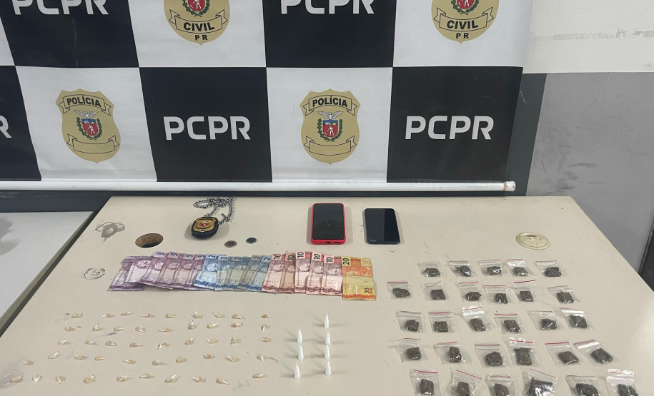 PCPR prende quatro suspeitos de envolvimento com o tráfico de drogas em Colombo