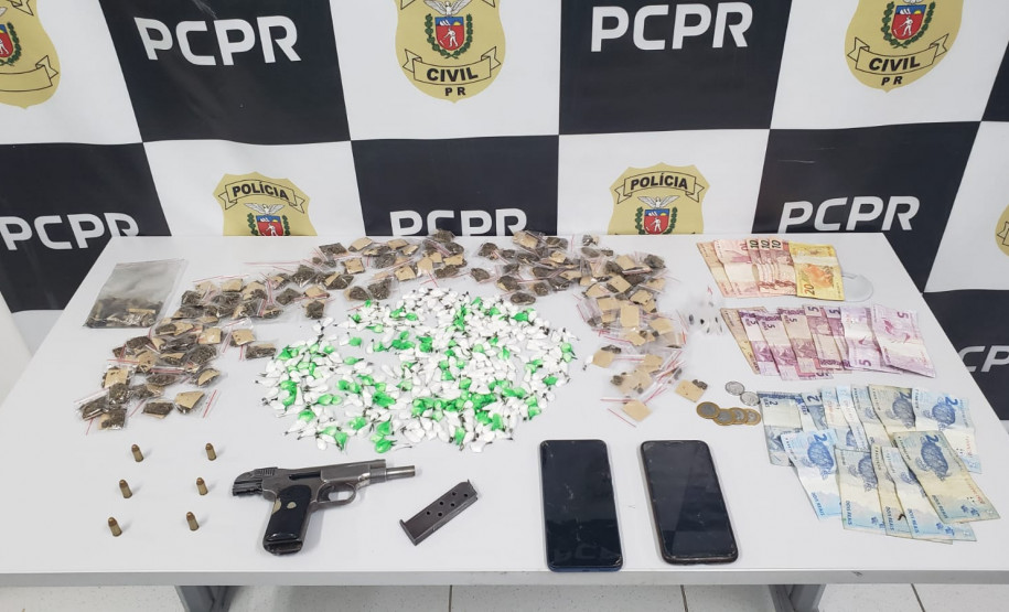 PCPR prende cinco homens em flagrante por tráfico de drogas em Curitiba e RMC