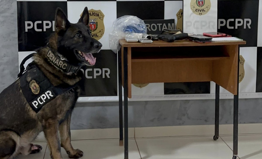 PCPR e PMPR prendem quatro pessoas durante operação contra tráfico de drogas em Engenheiro Beltrão