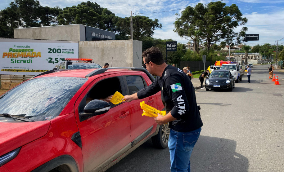 PCPR participa de blitz educativa em Palmeira